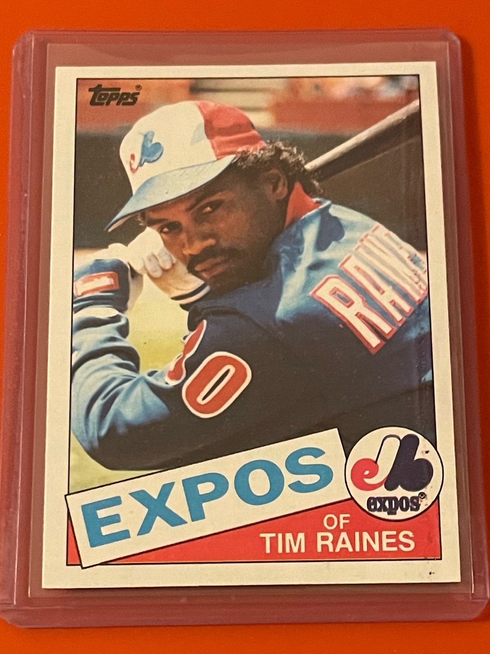 Tim Raines #630 1985 Topps Baseball Trading Card